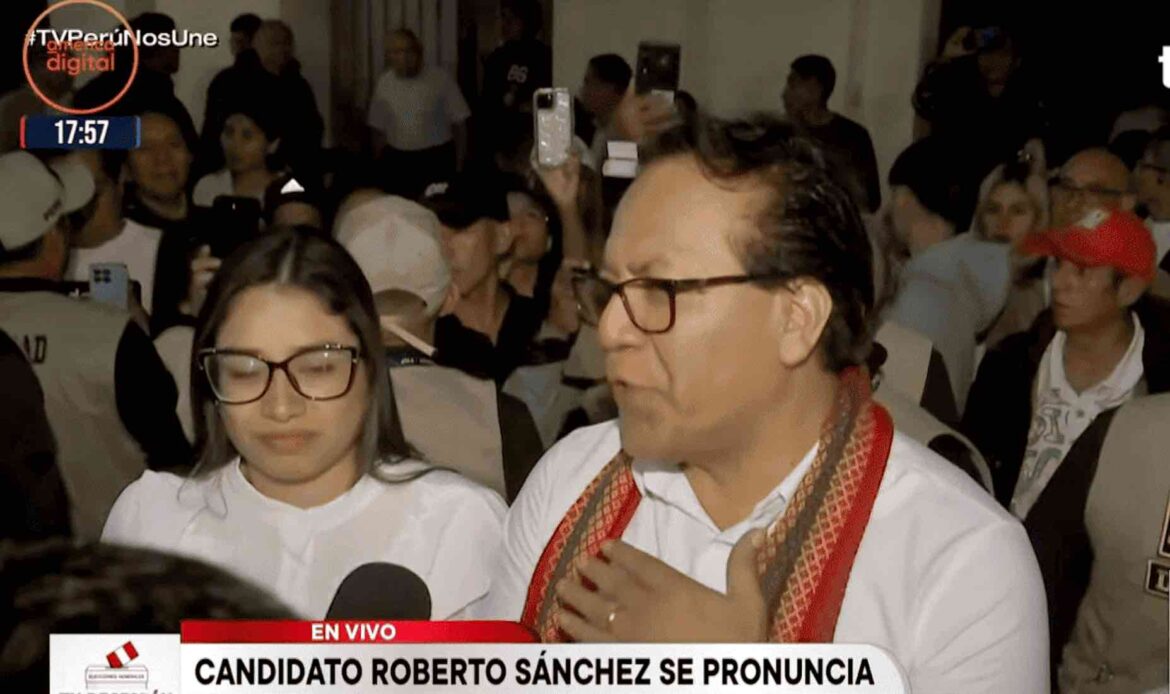 Roberto Sánchez tras resultados: no hay ganador ni perdedor (Foto: Captura)